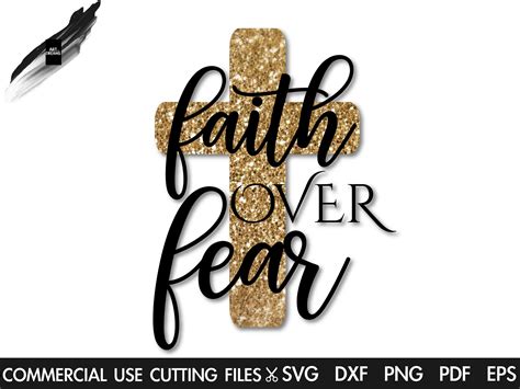 Faith Over Fear SVG Faith Cross Svg Cross Svg Jesus Svg Etsy