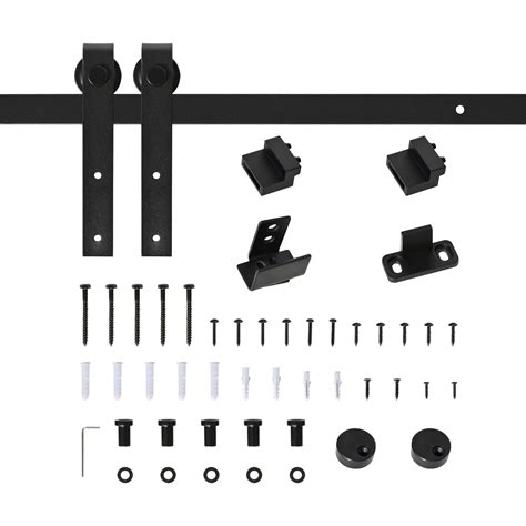 Homcom Herraje Para Puerta Corredera Cm Kit De Accesorios Para