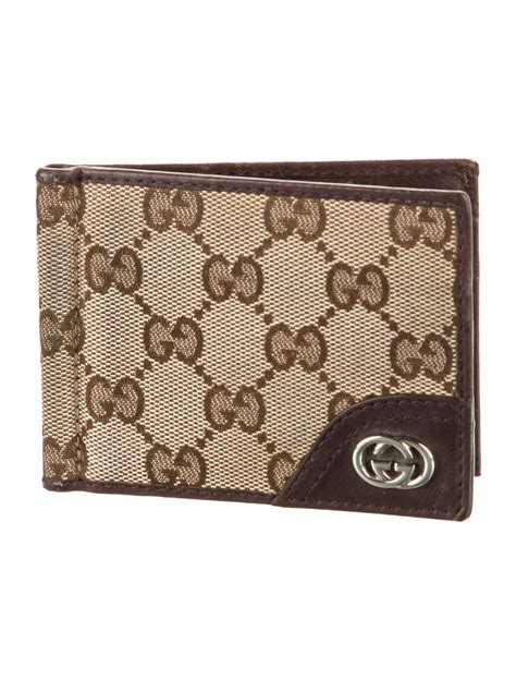 Gucci Gg Canvas Canvas Bifold Wallet Neutrals Wallets Accessories