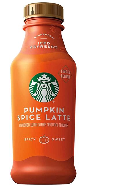 Starbucks Iced Latte Limited Edition Pumpkin Spice 14oz