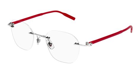 Buy Montblanc Mb0223o 003 Silver (003) prescription Glasses