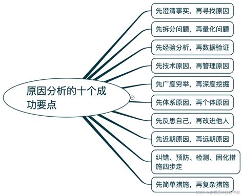 原因分析必知必会的十大要点根因分析的十大步骤 Csdn博客