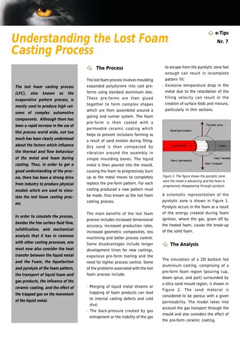 The Lost Foam Casting Process 1
