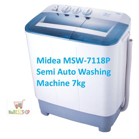 Midea Kg Semi Auto Washing Machine Msw P Shopee Malaysia