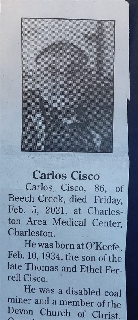 Carlos Louis Cisco 1934 2021 Find A Grave Memorial