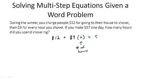 Solving Multi Step Equations Examples