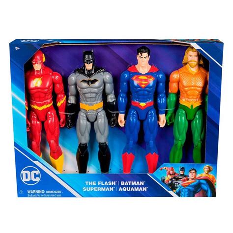 Bonecos De Formas Geometrica - Confira Conjunto De Bonecos - DC Comics - Heróis - Batman, Flash ...