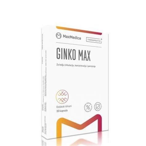 GINKO MAX MEDICA 80MG | Med-X Apoteka | Međunarodna dostava