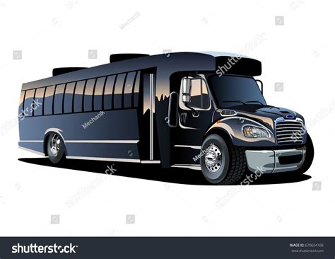 Cartoon Shuttle Bus Available Eps10 Vector Stock Vector (Royalty Free ...