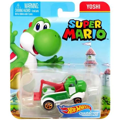 Hot Wheels Mario Kart Piranha Plant Slide 164 Track Set with Yoshi ...