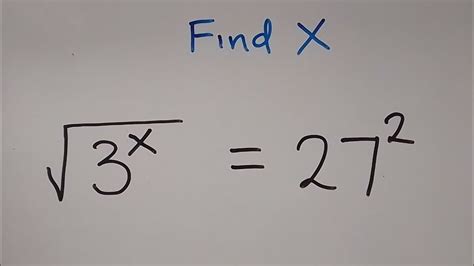 Math Olympiad Nice Square Root Exponent Math Simplification Youtube