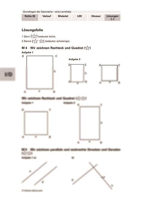 Grundlagen Der Geometrie Raabits Online