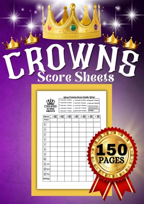 PPT Pdf Crowns Score Sheets 150 Pages Crowns Score Pads Large