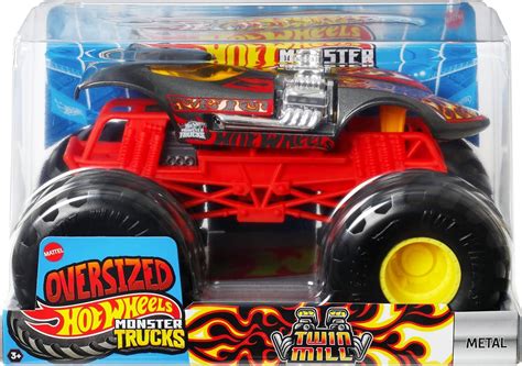 Køb Hot Wheels Monster Trucks 1 24 Cast Twin Mill Twin Mill Hot Wheels