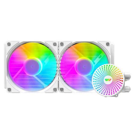 Darkflash Radiant Dc Argb Aio Cpu Liquid Cooler White Price In