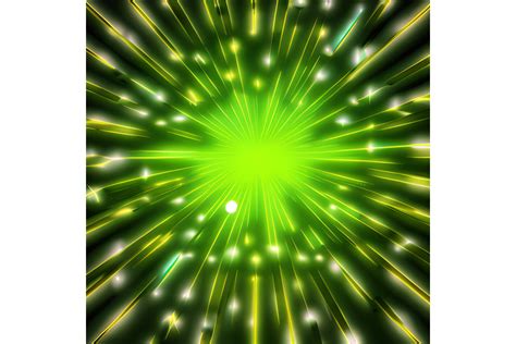 Neon Green Starburst Graphic By L M Dunn · Creative Fabrica