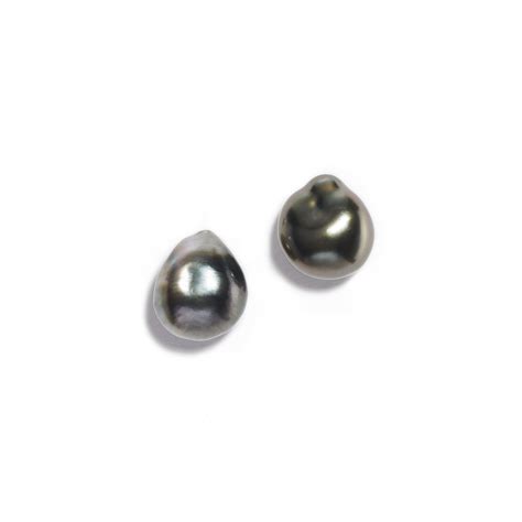Charcoal Tahitian Keshi Pearl by Betty Sue King | _Curated Commisions