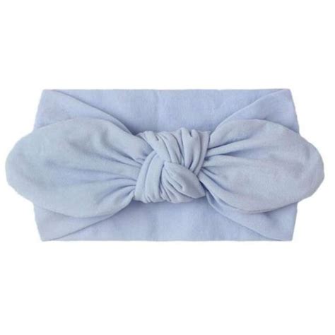 CO02098 BAVOIR Bandeau Élastique à Nœud Papillon Rayé pour Nouveau Né