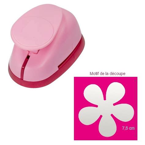 Perforatrice Xl Levier Motif Fleur Cm Pour Scrapbooking