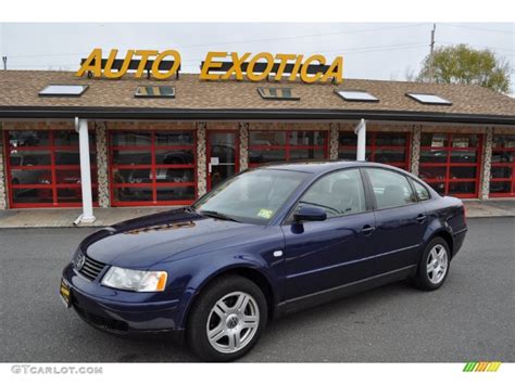 2001 Indigo Blue Pearl Volkswagen Passat Glx V6 4motion Sedan 56828039 Photo 11