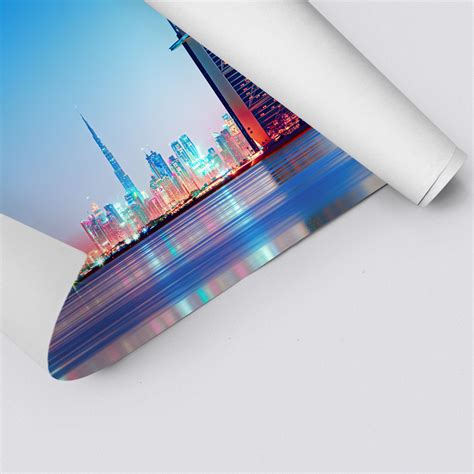 Creative Wallpaper-Dubai City Skyline Wallpaper - Bespoke Printed Wallpaper