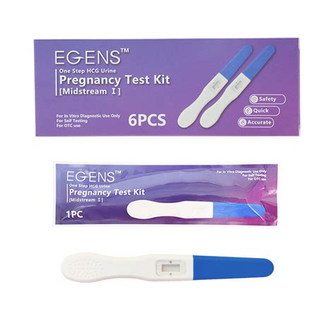 Egens Hcg Pcs Early Pregnancy Test Kit Stick Pens Pregnant Rapid Test