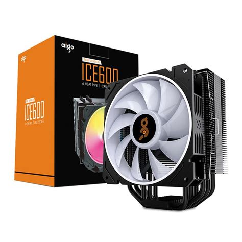 Cooler Para Processador Aigo Darkflash Ice Rgb Mm Preto