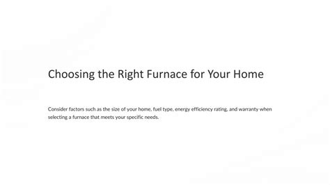 Ppt Prepare For Winter With A Furnace Replacement Powerpoint