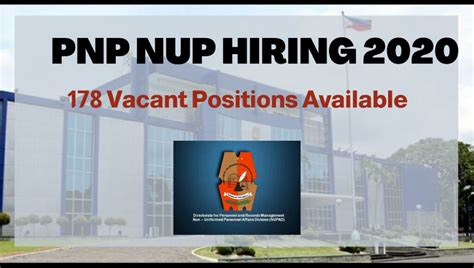 Pnp Nup Hiring 2020 178 Vacancies Newstogov