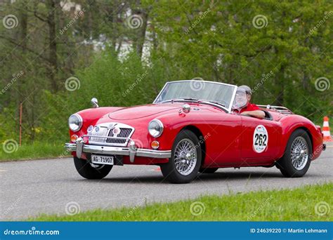 Vintage Car Mg Mga 1600 From 1959 Editorial Image Image Of Grand