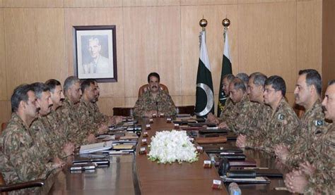 Army Chief Chairs Security Meeting In Karachi