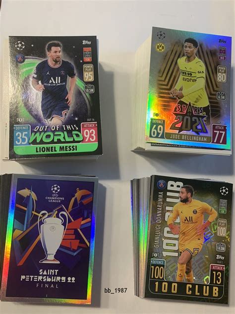 Topps UEFA CL Match Attax EXTRA 2021 2022 21 22 Set Of 182