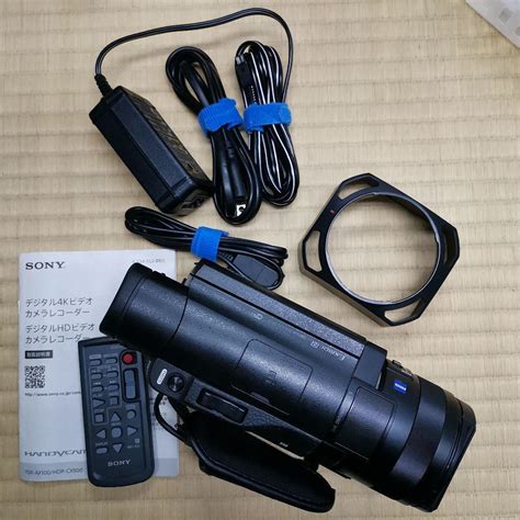 Sony Fdr Ax100 4k Camcorder Ultra Hd Handycam Black Japanese W