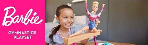 Barbie Gymnastics Playset Barbie Doll With Twirling Feature Balance