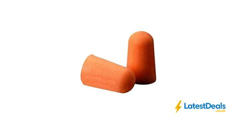 3m 1100 Earplugs 37 Db Uncorded 200 Pairsbox £2783 At Amazon