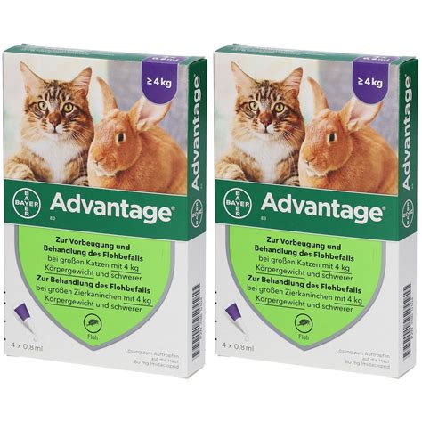 advantage® für große Katzen über 4 kg 2x4 St - shop-apotheke.at