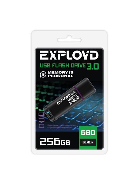USB-флеш-накопитель Exployd EX-680 256 ГБ - купить по выгодной цене в ...