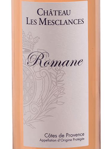 Château les Mesclances Romane Rosé Vivino US