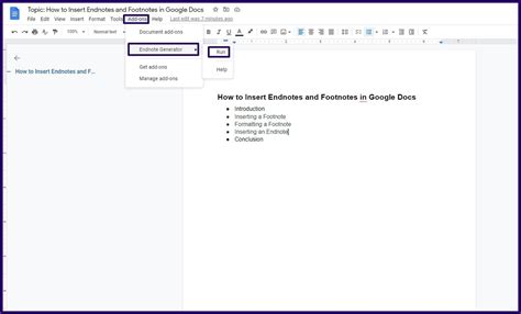 Come Inserire Note Di Chiusura E Note A Pi Di Pagina In Google Docs