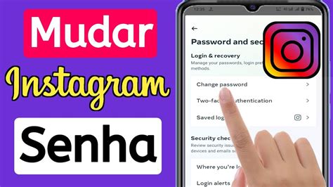 Como Mudar A Senha Do Instagram Como Alterar A Senha No Instagram