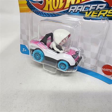 Spider Gwen Spider Man Marvel Hot Wheels Racer Verse Case D Wa