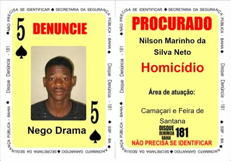 Baralho Do Crime Da Ssp Atualizado Mais Cinco Foragidos Da