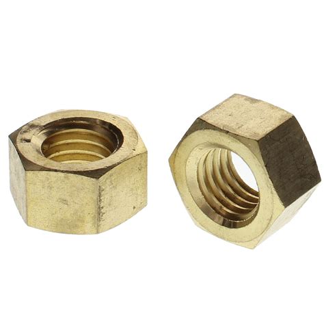 Tacoma Screw Products Finished Hex Full Nuts Brass Coarse