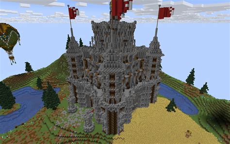 Minecraft Medieval Castle Schematic