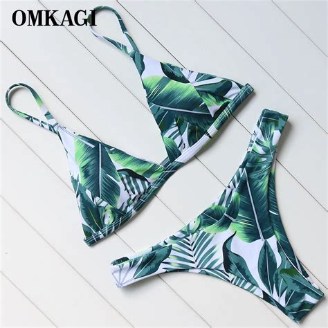 Omkagi Brand Bikini Swimwear Women Swimsuit Micro Sexy Push Up Bikinis