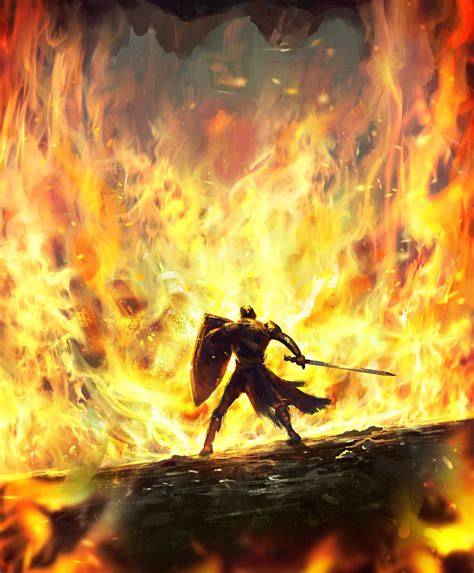 Wall of Fire--Arcane Gladiator TCG, Manthos Lappas on ArtStation at ...