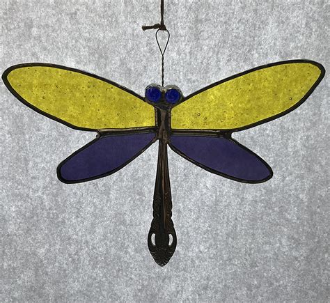 Amazon Stained Glass Dragonfly Sun Catcher Handmade Products