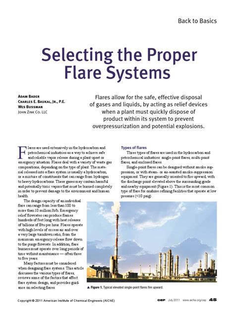 Selecting The Proper Flare System PDF | PDF