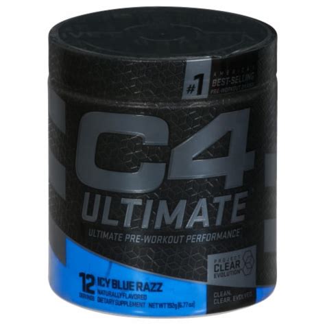 C4 Ultimate® Icy Blue Razz Pre Workout Dietary Supplement 69 Oz Kroger