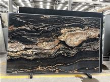 Exotic Brazil Black Tauros Magma Gold Granite Slabs From China